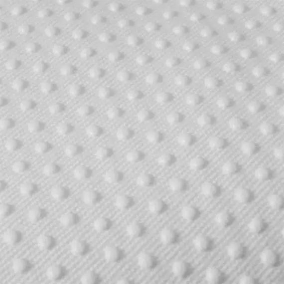 Dotted Non-Slip-Slipper Sole Fabric-18” Wide-White