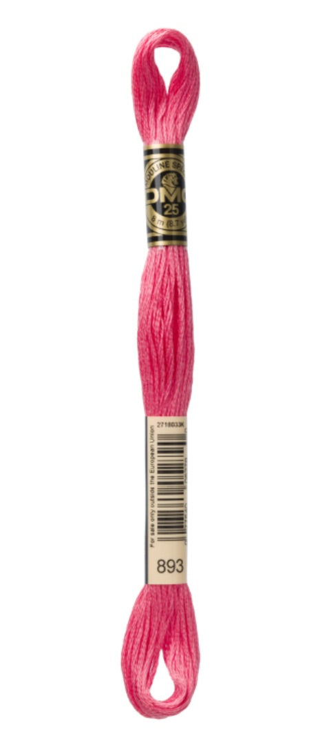 DMC-Six Strand Embroidery Floss-893-8m/8.7y #893