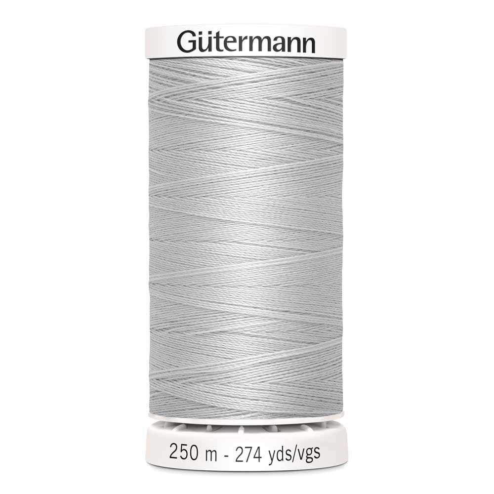 Gütermann-Polyester Thread-250m/274y-Silver #100-01