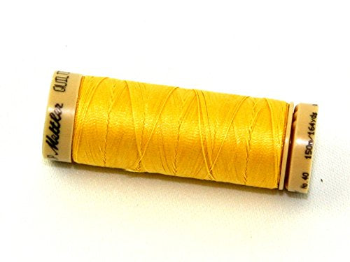 Mettler-Hand Quilt Waxed Thread-150m/164y-Summersun #MSS-01