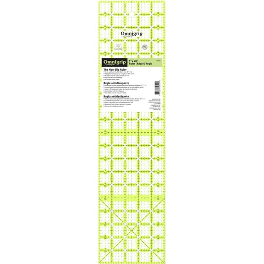 Omnigrip-The Non Slip Ruler-5” x 20”