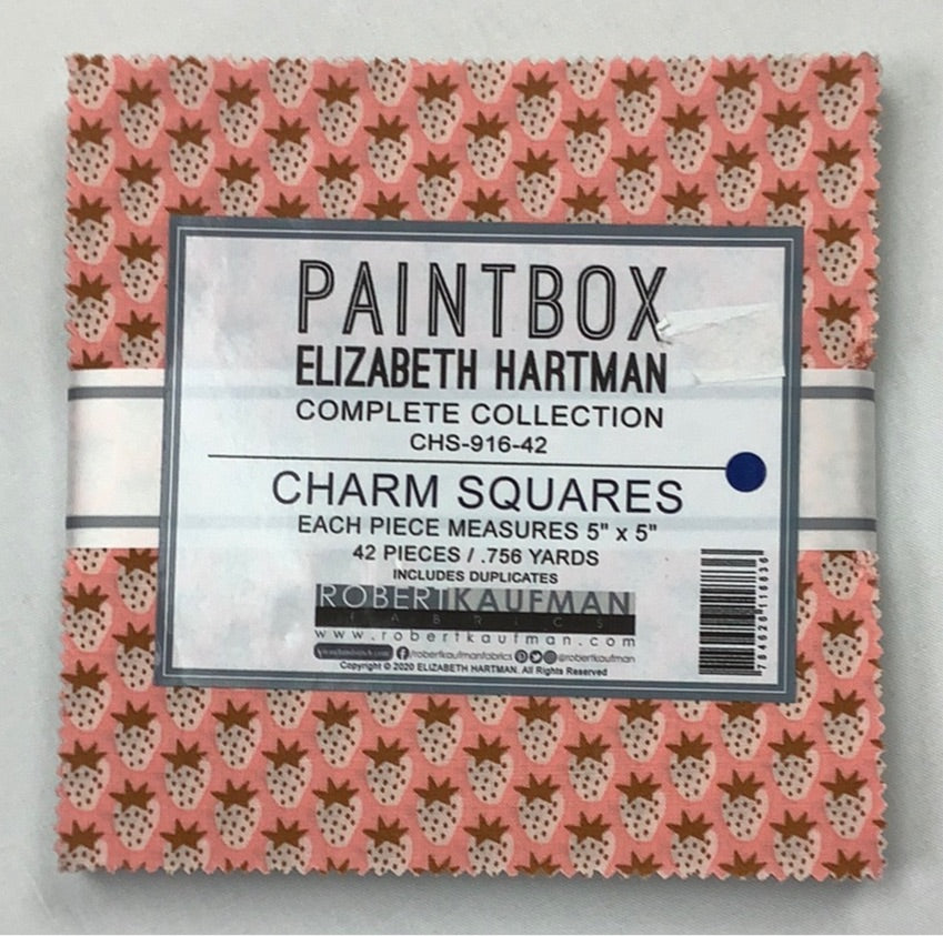 Robert Kaufman-Paintbox-Charm Pack-42 Squares-5” Squares #CHS-916-42