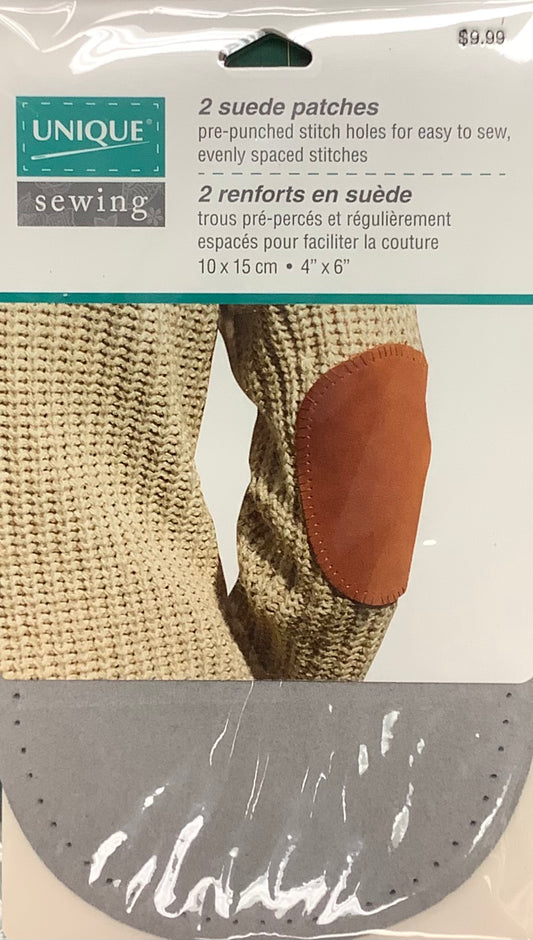 Unique Sewing - 2 Suede Patches