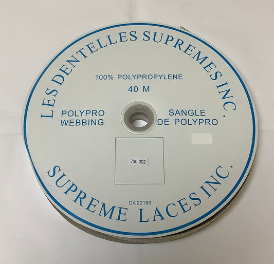 Supreme Laces Inc.-Polypro Webbing-Beige