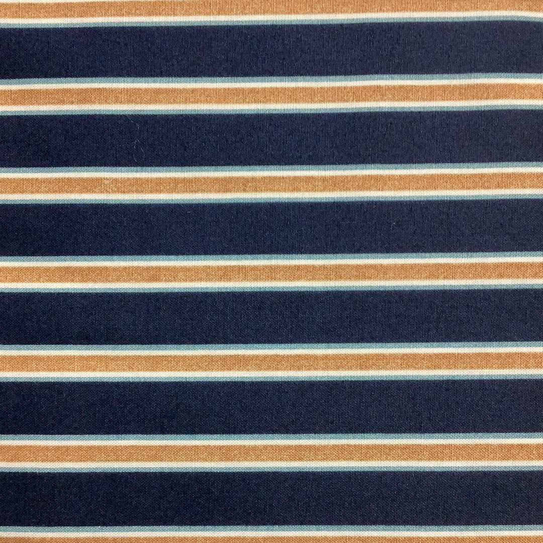 Free Spirit-William Morris-Gilt Stripe Navy