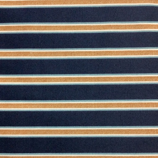 Free Spirit-William Morris-Gilt Stripe Navy