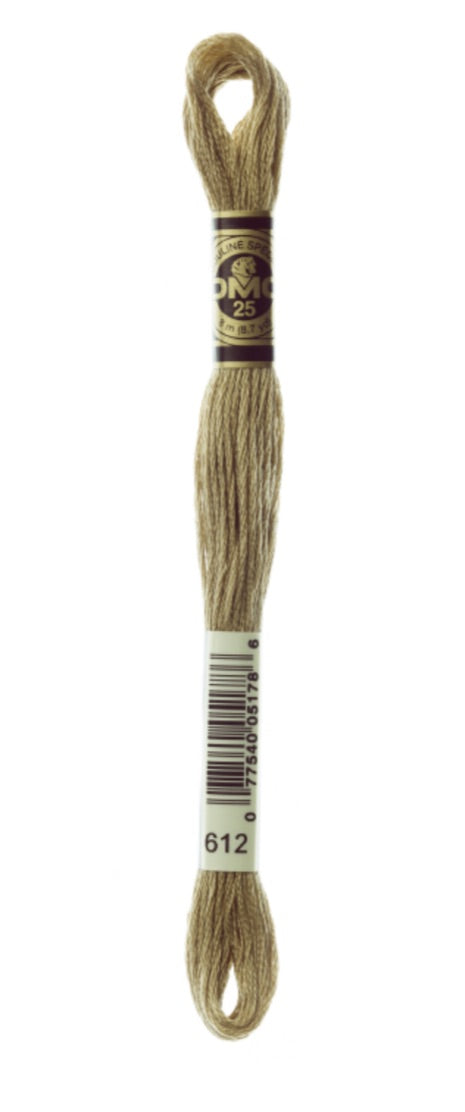 DMC-Six Strand Embroidery Floss-612-8m/8.7y #612