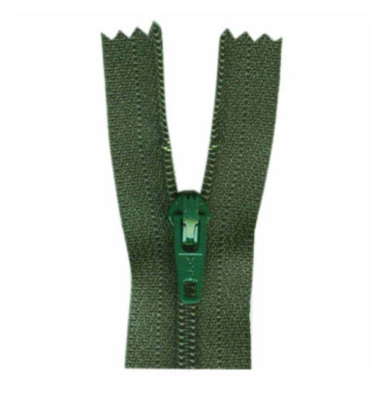 Costumakers-Closed End General Purpose Light Weight-Dark Green-Zipper (40cm) #00-40-530