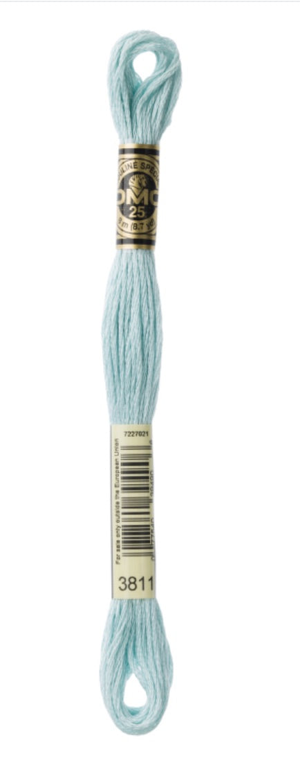 DMC-Six Strand Embroidery Floss-3811-8m/8.7y #3811