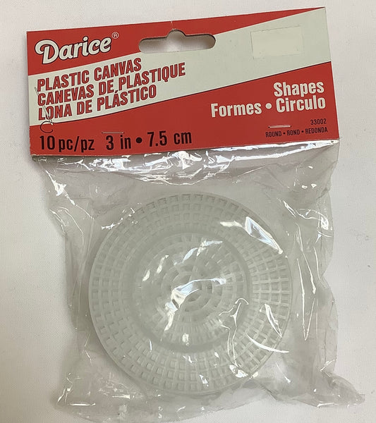 Darice-Plastic Canvas-Shapes-Round #33002