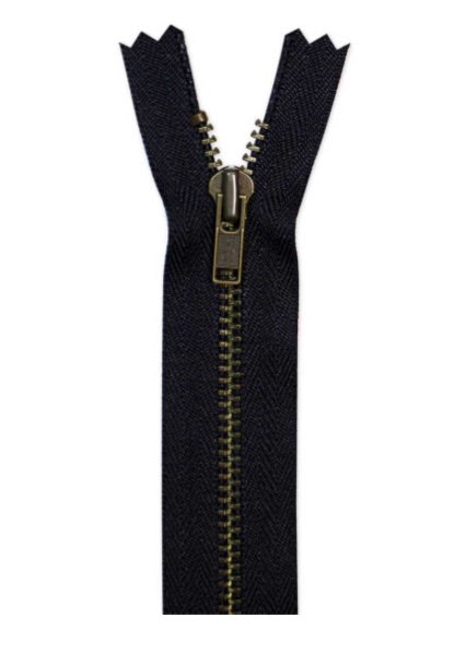Costumakers-Closed End Denim Lightweight-Black-Zipper (18cm)