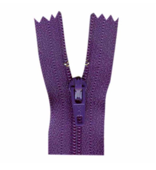 Costumakers-Closed End General Purpose Light Weight-Purple-Zipper (45cm)