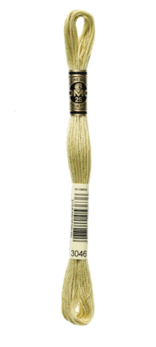 DMC-Six Strand Embroidery Floss-3046-8m/8.7y #3046
