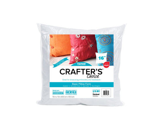 Crafter’s Choice-Basic Pillow Form-16” #CPW16