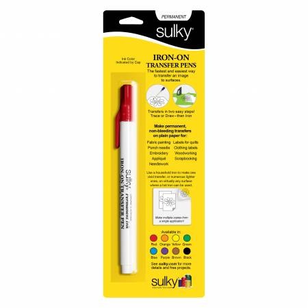 Sulky-Iron On Transfer Pens-Permanent-Red #40044