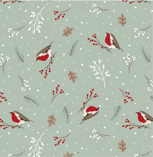 The Craft Cotton Company-Christmas Robin #2797-05