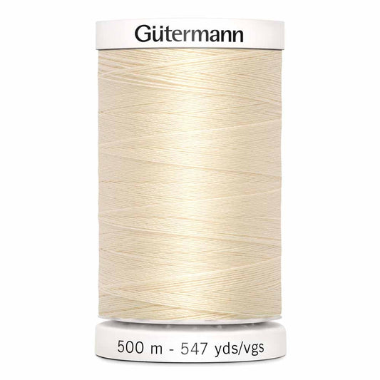 Gütermann-Polyester Thread-500m/547y-Ivory #800