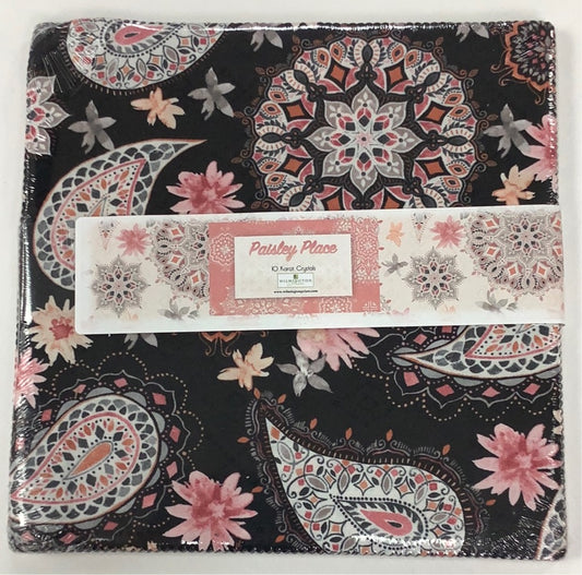 Wilmington Prints-Paisley Place-10” Stacker-42 Squares-10” x 10” Squares