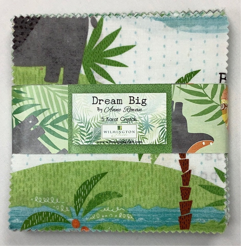 Wilmington Prints-Dream Big-Charm Pack-42 Squares-5” Squares #508-617-508