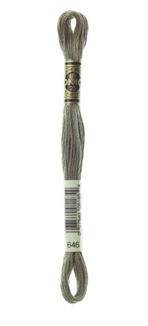 DMC-Six Strand Embroidery Floss-646-8m/8.7y #646