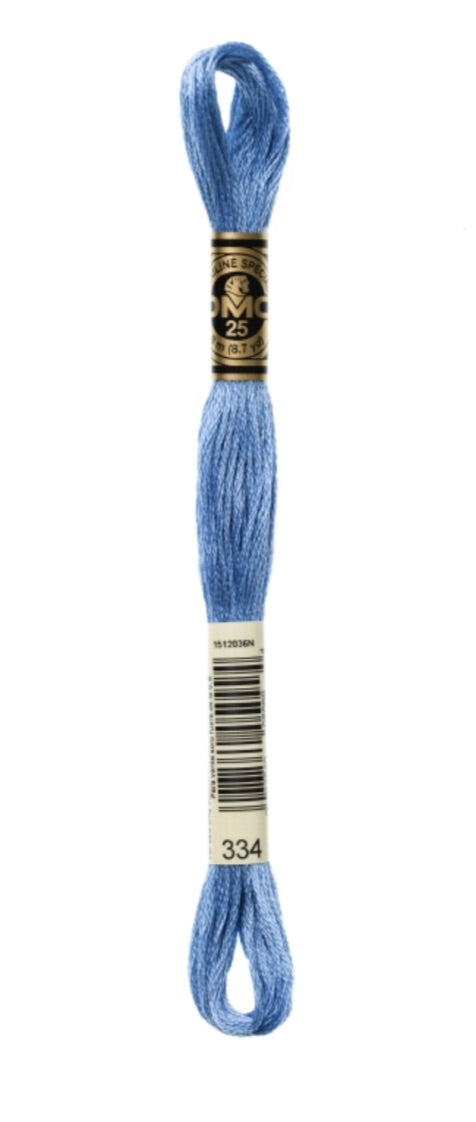 DMC-Six Strand Embroidery Floss-334-8m/8.7y #334