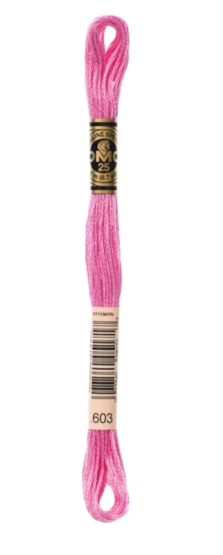 DMC-Six Strand Embroidery Floss-603-8m/8.7y #603