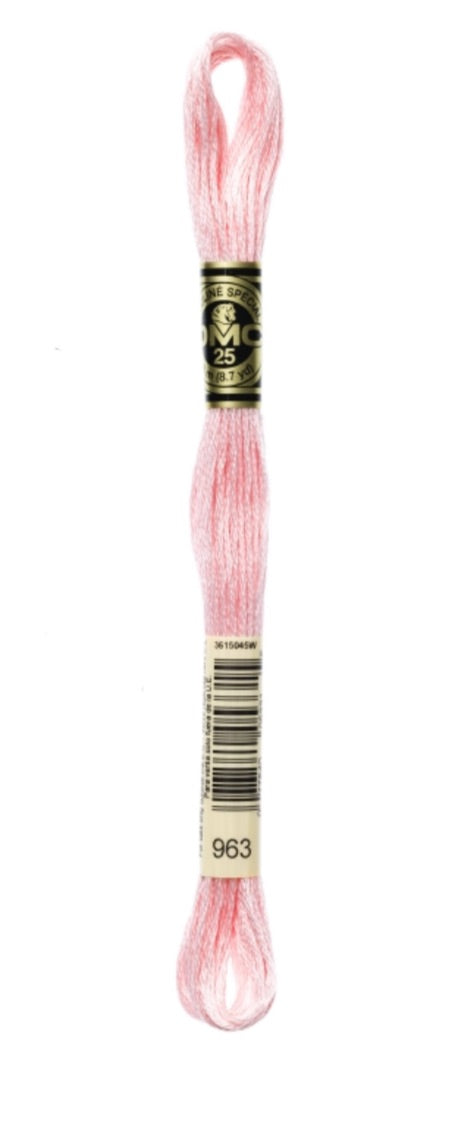 DMC-Six Strand Embroidery Floss-963-8m/8.7y #963