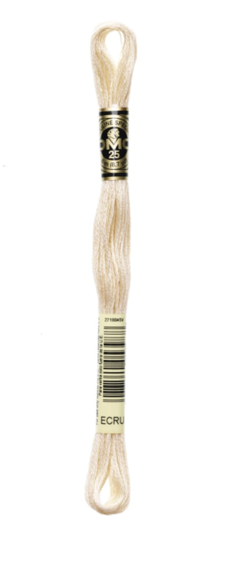 DMC-Six Strand Embroidery Floss-Ecru-8m/8.7y #ECRU-01