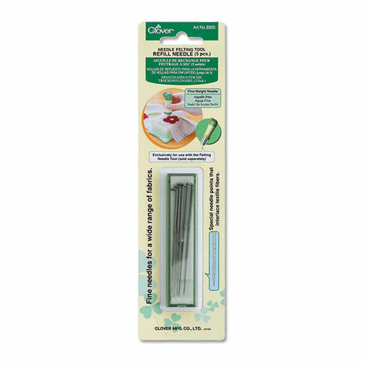 Clover-Needle Felting Tool-Refill Needle (5 pcs) #8905