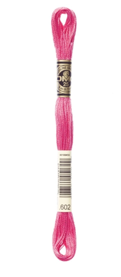 DMC-Six Strand Embroidery Floss-602-8m/8.7y #602