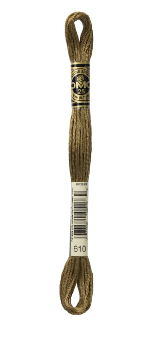 DMC-Six Strand Embroidery Floss-610-8m/8.7y #610