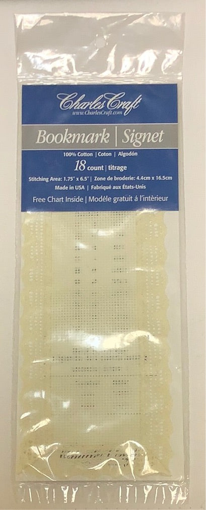 Charles Craft-Bookmark-Cross Stitch-Ivory #BO-0780EA-4290
