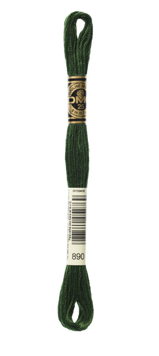 DMC-Six Strand Embroidery Floss-890-8m/8.7y #890