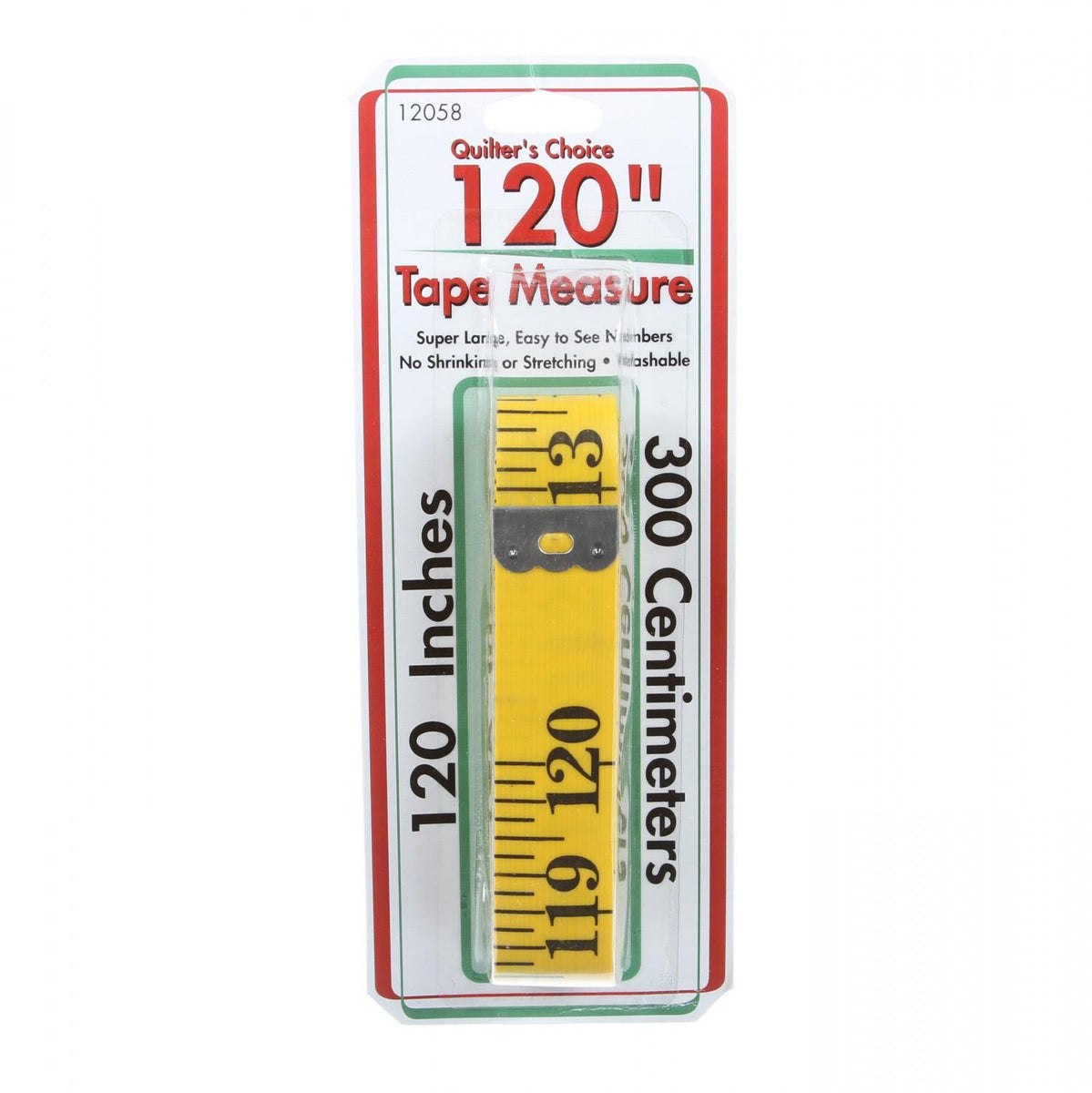 Quilter’s Choice-120” Tape Measure (300cm) #12058