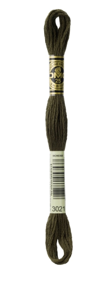 DMC-Six Strand Embroidery Floss-3021-8m/8.7y #3021