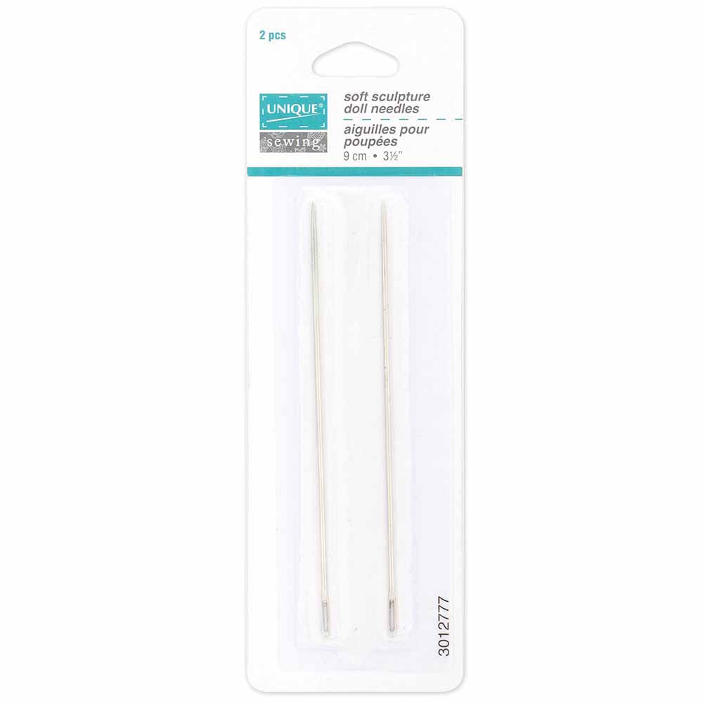 Unique Sewing-Soft Sculpture Doll Needles-2 pcs-9cm (3.5”) #3012777