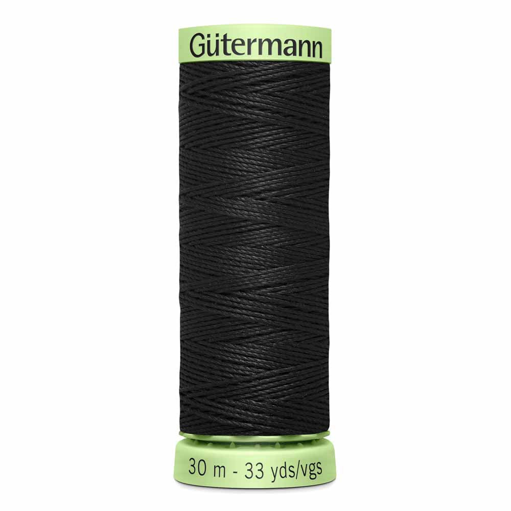 Gütermann-Top Stitch/Heavy Duty Polyester Thread-30m/33y-Black #10-01