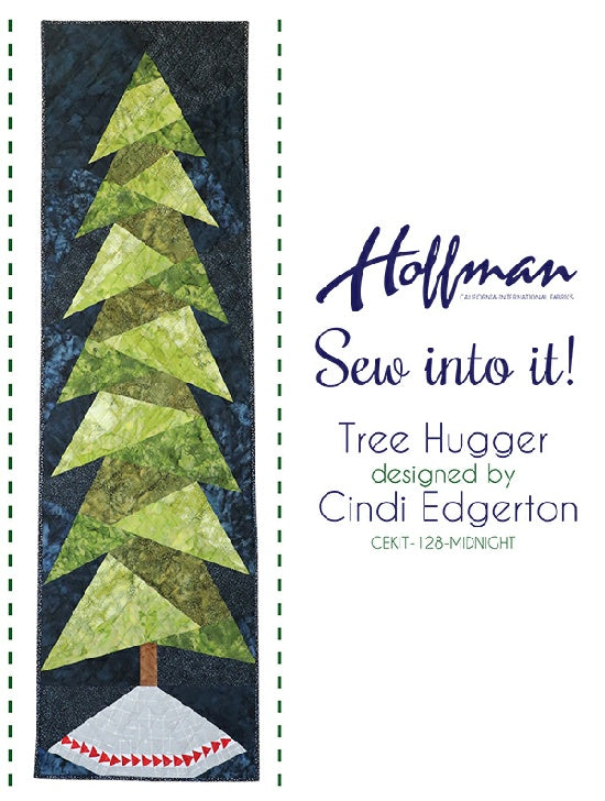 Hoffman-Sew into It-Tree Hugger-Kit #KCE-128-MIDNIGHT
