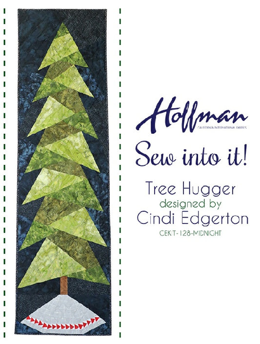 Hoffman-Sew into It-Tree Hugger-Kit #KCE-128-MIDNIGHT