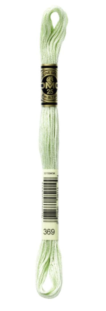 DMC-Six Strand Embroidery Floss-369-8m/8.7y #369