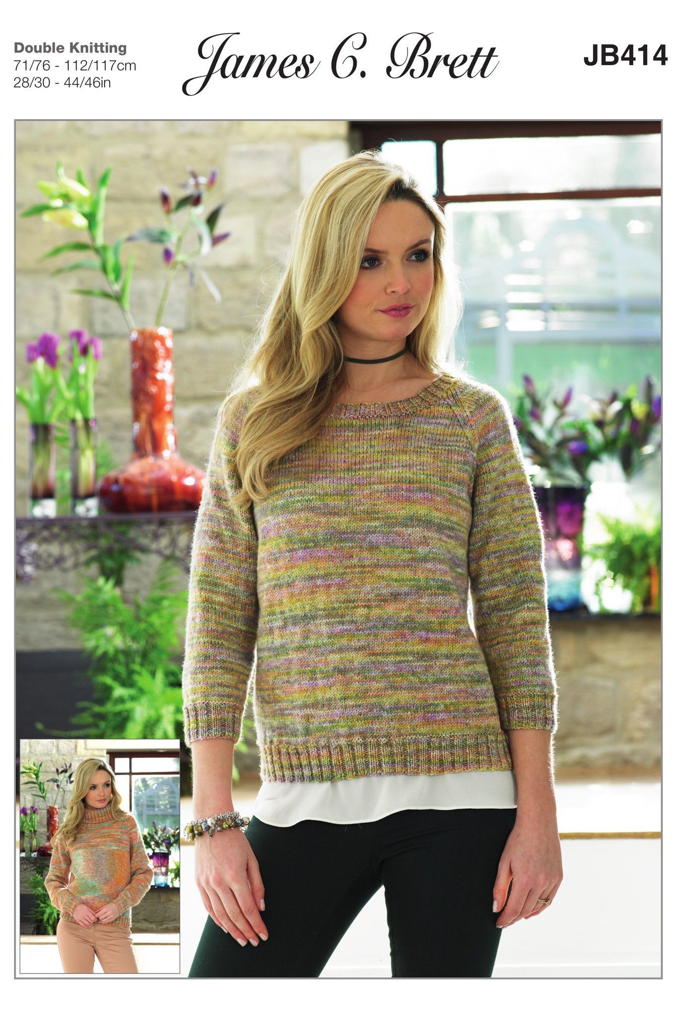 James C Brett - Knit Sweater Pattern Leaflets