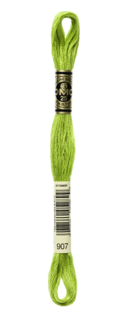 DMC-Six Strand Embroidery Floss-907-8m/8.7y #907