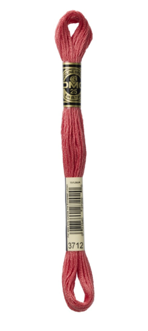 DMC-Six Strand Embroidery Floss-3712-8m/8.7y #3712