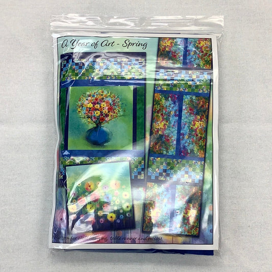 In The Beginning Fabrics-A Year of Art Spring-Wall Hanging Kit #YOASP-K2