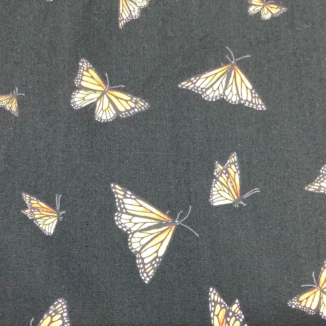 Riley Blake Designs-Bluebonnet Breeze-Butterfly-Black #C11641-BLACK